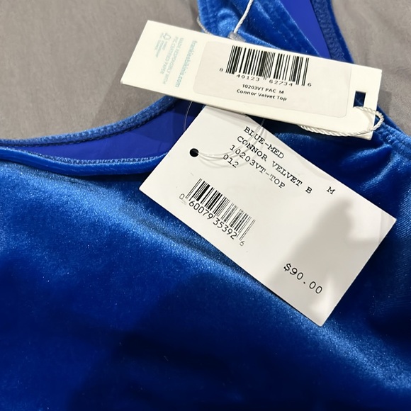 Connor Velvet Scoop Bikini Top Size Medium - Picture 5 of 5